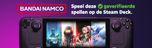 Speel spellen van Bandai Namco met het geverifieerd logo op de Steam Deck